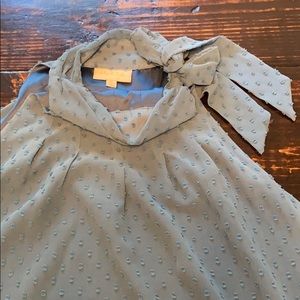 ModCloth swiss dot teal tank top